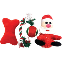Christmas Dog Toy Gift Pack (4 Pack)
