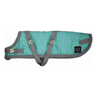 Zeez Dachshund Coat Mint & Grey 43.5cm