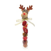 Kitty Play Christmas Cat Toy Reindeer Canister 8pk