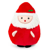 Snuggle Pals Christmas Santa with squeaky Ball  Dog Toy