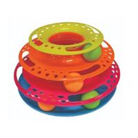 Scream Cat Toy Triple Orb Tower