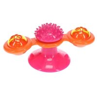 Prestige Scream Spinning Windmill Cat Toy Pink and Orange
