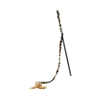 Allpet Cat Teaser Wand - Leopard