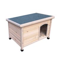 Dog Kennel Wood Grey XL 126 x 95 x 86cm