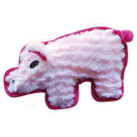 Ruff Play Plush Buddies Pig Dog Toy - Large