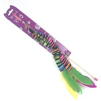 Allpet Cat Teaser Wand - Rainbow