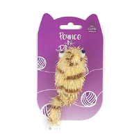 Pounce N Play Cat Toy Worm - Brown
