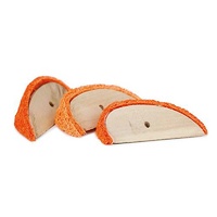 Wood & Loofah Chew Orange (3 Pack)