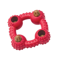 Ruff Yummy Bites Dog Ring Red