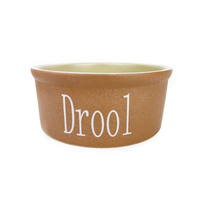 Barkley & Bella Ceramic Dog Bowl 'Drool'