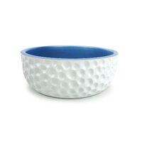 Barkley & Bella Dog Bowl Dimple Blue Large