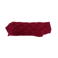 Huskimo Diamond Cable Knit Jumper Scarlet 22cm