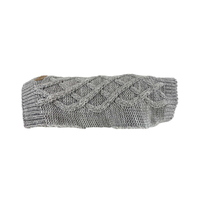 Huskimo Diamond Cable Knit Jumper Grey 27cm