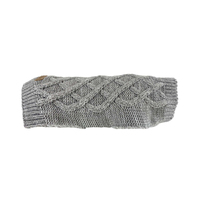 Huskimo Diamond Cable Knit Jumper Grey 33cm