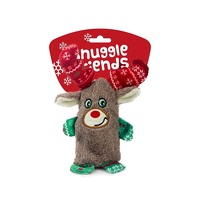 AllPet Xmas Snuggle Moose Square Dog Toy
