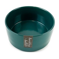 AllPet Ceramic Zen 1800ml Green Dog Bowl 8 x 21 x 21cm