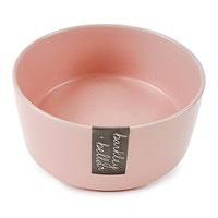 AllPet Ceramic Zen 1800ml Pink Dog Bowl 8 x 21 x 21cm