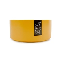 BARKLEY & BELLA DOG BOWL CERAMIC ZEN TANGERINE 1.8L