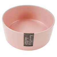 Barkley & Bella Ceramic Bowl Honeycomb Pink Large 450ml