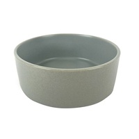 AllPet Ceramic 400ml Grey Catitude Zen Cat Bowl 5.5x13.8x13.8cm