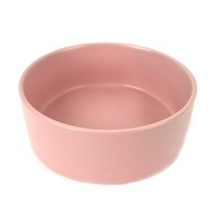 AllPet Ceramic 400ml Pink Catitude Zen Cat Bowl 5.5x13.8x13.8cm
