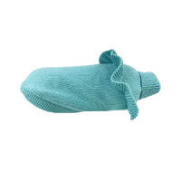 Huskimo Dog Jumper Frill Knit Tiffany Blue 22cm