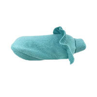 Huskimo Dog Jumper Frill Knit Tiffany Blue 27cm