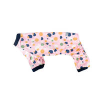 Huskimo Dog Pyjamas Spots Pink 40cm