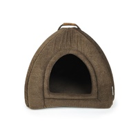 Cattitude Igloo Cat Bed Chocolate