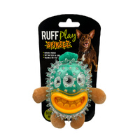 Ruff Play Big Teeth Capsule Monster Dog Toy
