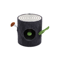 Cattitude Hideaway1 Grey Treetrunk Cat Scratcher
