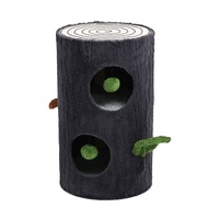 Cat Scratcher Hideaway2 Grey Treetrunk