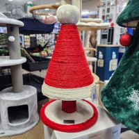 Cattitude Cat Scratcher Santa Hat Limited Edition*