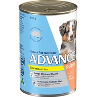 Advance Puppy All Breed Wet Dog Food Chicken & Rice Can 410g