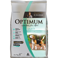 Optimum Dog Adult 7+ Chicken/Veg 13.7kg