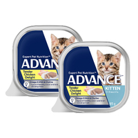 Advance Can Kitten Chicken 85g (2x Trays)
