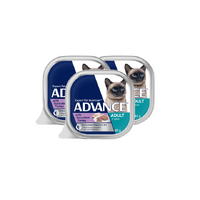 Advance Adult Wet Cat Food with Succulent Turkey 3x 85g