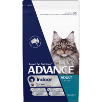 Advance Adult Dry Cat Food Indoor Chicken 1.5kg