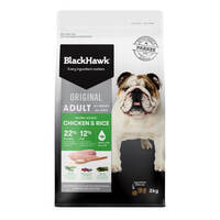 Black Hawk Original Adult Chicken & Rice Dry Dog Food 3kg