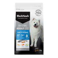 Black Hawk Original Adult Fish & Potato Dry Dog Food 3kg