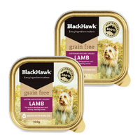 Black Hawk Can Dog Grain Free Lamb 100g (2x Pack)