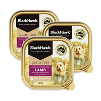 Black Hawk Can Dog Grain Free Lamb 100g 3 Pack