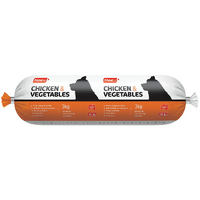 Prime100 Chicken & Vegetable Fresh Dog Food Roll 3kg