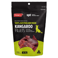Prime 100 Dog SPT Kangaroo Fillet Treats 100g