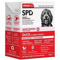 Prime100 SPD Slow Cooked Duck & Sweet Potato Dog Food 354g