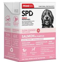 Prime100 SPD Slow Cooked Salmon & Pumpkin Dog Food 354g