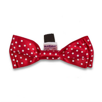 Kazoo Christmas Dog Bow Tie Red Small