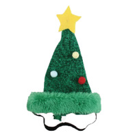Kazoo Christmas Dog Toy Tree Hat