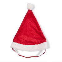 Kazoo Christmas Santa Paws Hat Small