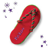 Kazoo Christmas Dog Toy Squeaky Thong Medium